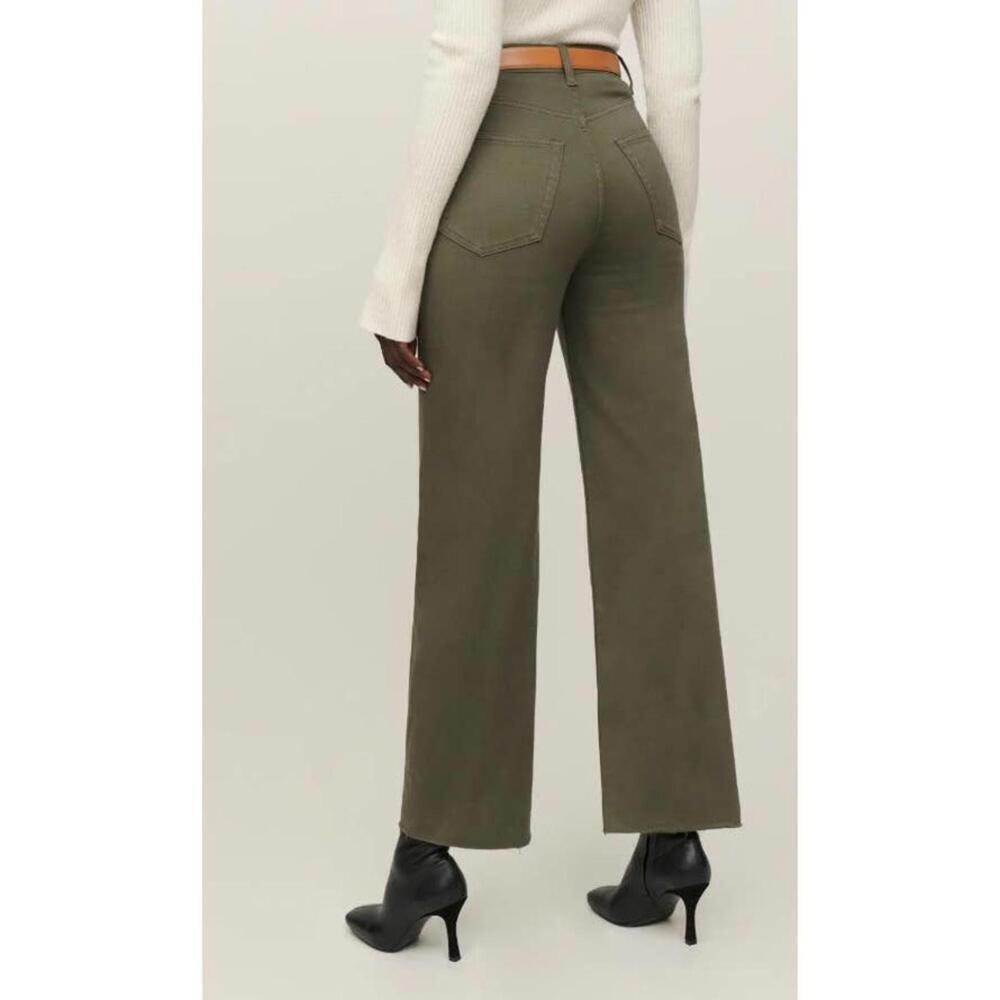 Reformation Emma High Rise Wide Leg Jeans in Kalamata Size 29 - Picture 7 of 8